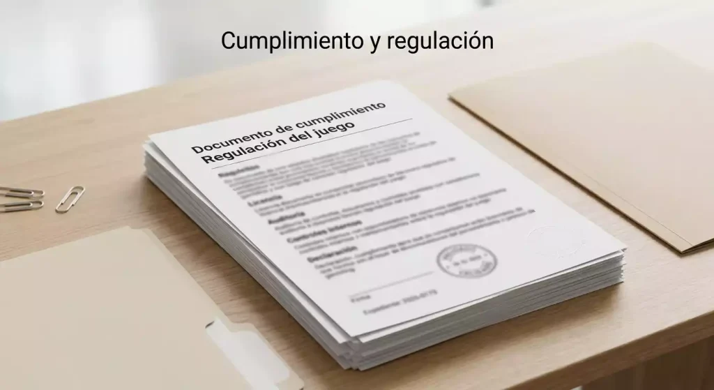 Documento oficial con sello de la Dirección General de Ordenación del Juego